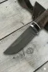 Нож Беркут х12мф черный граб стабилизированная карельская береза (коричневая)