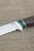 Нож Ангара 95х18 рукоять акрил зеленый и венге