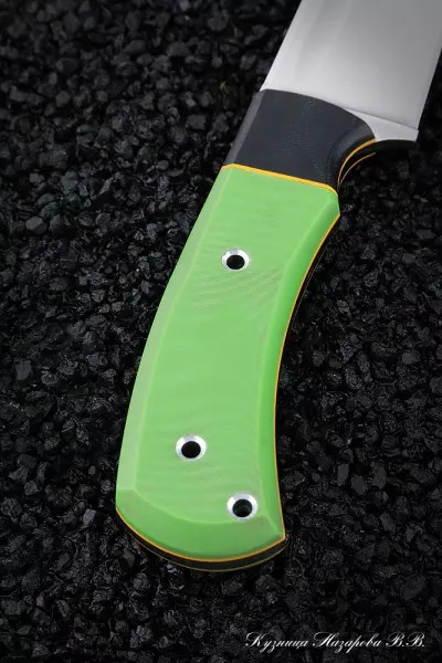 Нож №19 Elmax ЦМ G10 зеленая + черная