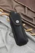 Нож складной филейный сталь дамаск , накладки G10 серые