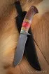 Нож Варан К340 палисандр искусственный камень мельхиор
