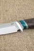 Нож Странник 95х18 рукоять акрил зеленый и венге