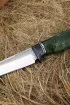 Нож Ферзь Elmax рукоять G10 черная, карельская береза зеленая