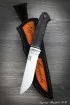 Нож Тайга сталь M390 рукоять карельская береза коричневая