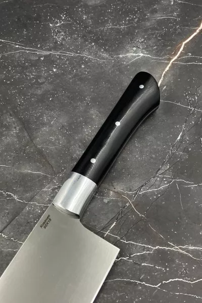 Нож Накири 95Х18 — наборная рукоять: G10