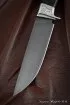 Нож Штык 2 Х12МФ мельхиор черный граб
