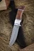 Нож Беркут К340 карельская береза коричневая искусственный камень