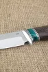 Нож Странник сталь N690 рукоять акрил зеленый и венге 