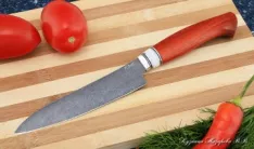Кухонный нож Шеф № 3 сталь К340 рукоять падук акрил