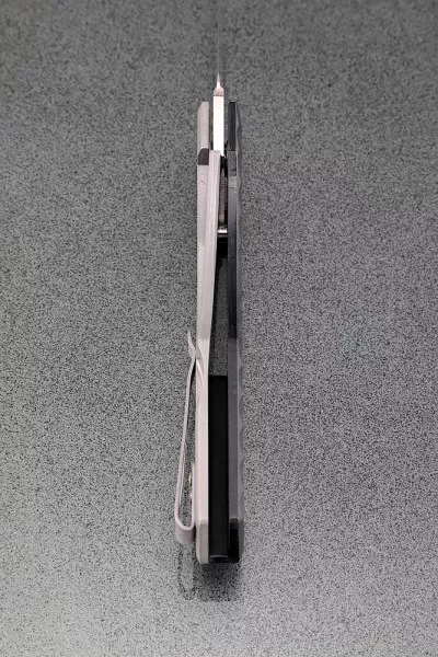 Нож складной Тор сталь S390 накладки G10 резная + AUS8 (подшипники, клипса)