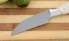 Кухонный нож Шеф № 1 сталь 95Х18 рукоять акрил белый