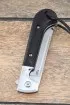 Нож Складной на подшипнике Пчак сталь Х12МФ, накладки черный граб (NEW) 