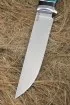 Нож Засапожный КH-01 рукоять черный граб карельская береза акрил зеленый