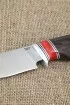 Нож Ловчий 95х18 рукоять акрил красный и венге