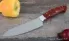 Нож Шеф № 10 сталь 95Х18 рукоять акрил красный