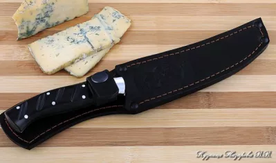 Нож Шеф № 4 сталь 95Х18 рукоять акрил черный