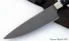 Кухонный нож Шеф-повар средний Х12МФ черный граб латунь
