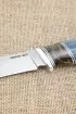 Нож Фокс Sandvik рукоять ясень стабилизированный синий акрил