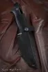Нож Штык 2 Х12МФ мельхиор черный граб