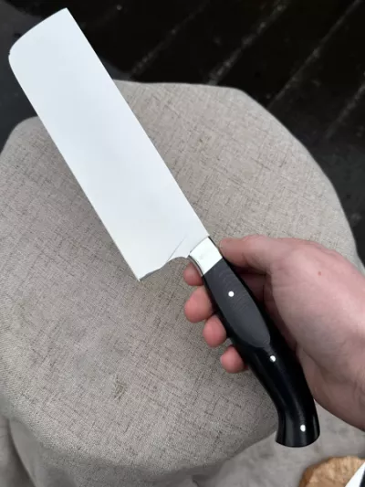 Кухонный цельнометаллический нож 