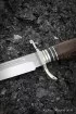 Реплика Финки нескладная НКВД Х12МФ мельхиор рукоять и ножны венге