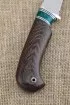 Нож Рыбак 95х18 рукоять акрил зеленый венге 