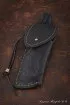 Нож Финка НКВД складная сталь S390 накладки кость мамонта мокуме-гане