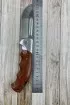 Складной нож Орёл Х12МФ — наборная рукоять: карельская береза красная