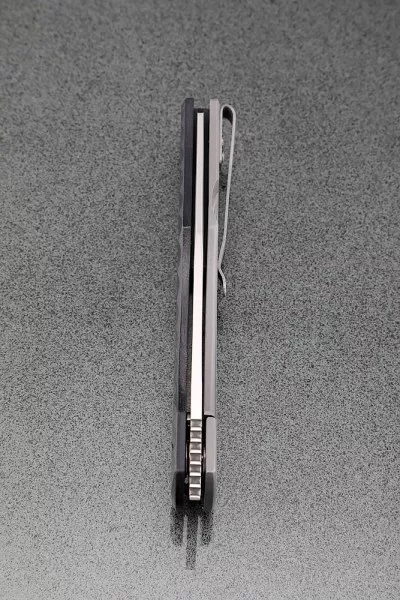 Нож складной Тор сталь Elmax накладки G10 резной + AUS8 (подшипники, клипса)