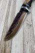 Нож Алтай дамаск ламинированный — наборная рукоять: карельская береза, черный граб