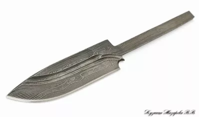 Клинок Барсук дамаск долы