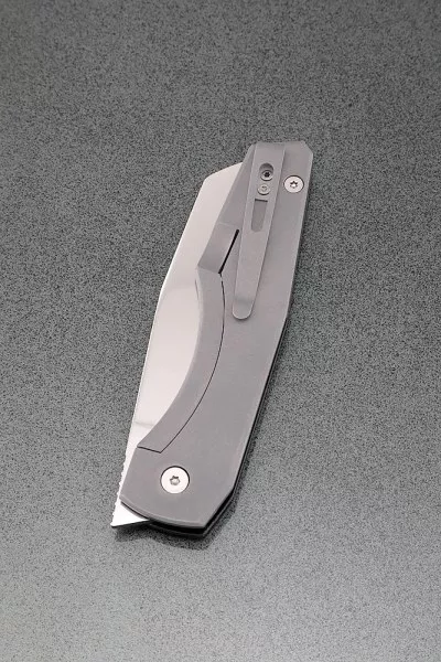 Нож складной Тор сталь Elmax накладки G10 резной + AUS8 (подшипники, клипса)