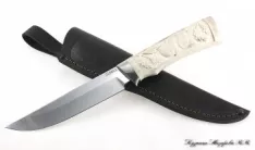 Нож Овод 2 Elmax мельхиор кость авт.
