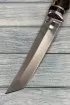 Нож Танто 95Х18 — наборная рукоять: черный граб, карельская береза