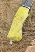 Нож Гепард дамаск камень, рукоять стабилизированная карельская береза желтая