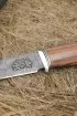 Нож Барс дамаск полный камень рукоять палисандр
