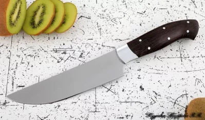 Нож Шеф № 8 сталь 95Х18 рукоять дюраль венге