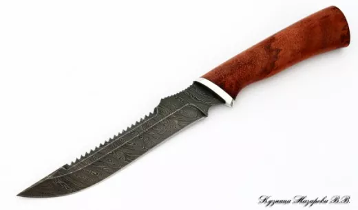 Нож Рыбак 2 дамаск бубинга без крючка