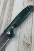Складной нож Корвет дамасская — наборная рукоять: карельская береза зелёная