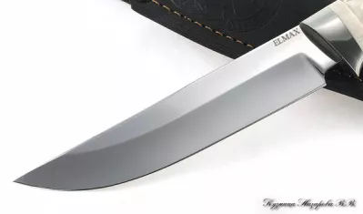 Нож Овод 2 Elmax мельхиор кость авт.