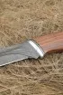 Нож Боец дамаск долы, рукоять палисандр