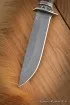 Нож Пехотинец К340 искусственный камень палисандр мельхиор