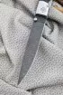 Нож складной филейный сталь дамаск, накладки G10 зеленые 