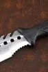 Нож Мачете №9 большая сталь 95Х18 рукоять полимер черный