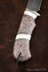 Нож Овод 2 Х12МФ карельская береза коричневая рог лося латунь
