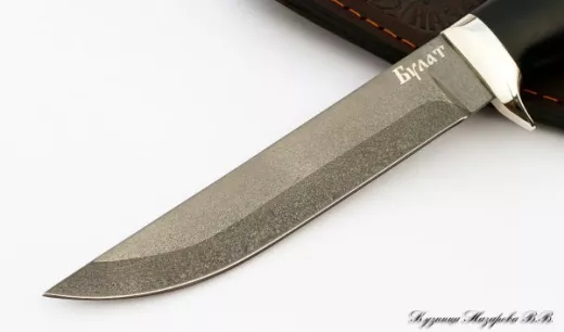 Нож Кардинал 2 булат мельхиор черный граб
