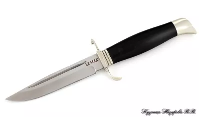 Реплика Финка НКВД Elmax черный граб мельхиор