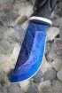 Нож Ежик 2 дамаск ламинированный синий черный граб