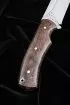 Нож №38 D2 цельнометаллический рукоять карельская береза коричневая