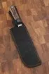 Нож Накири 95х18 карельская береза коричневая, мельхиор